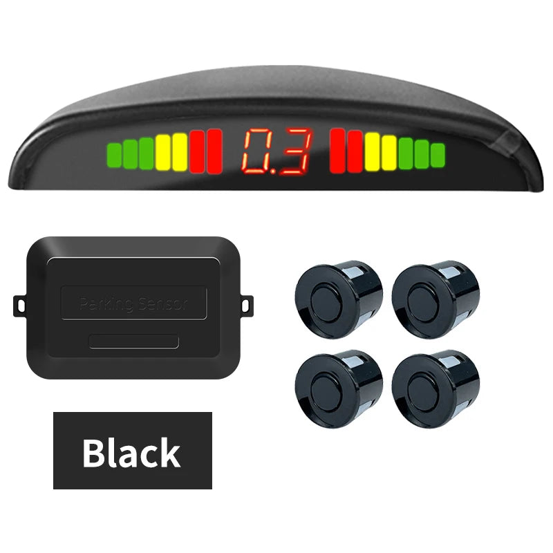 LED Parking Sensor Kit 4 Sensors