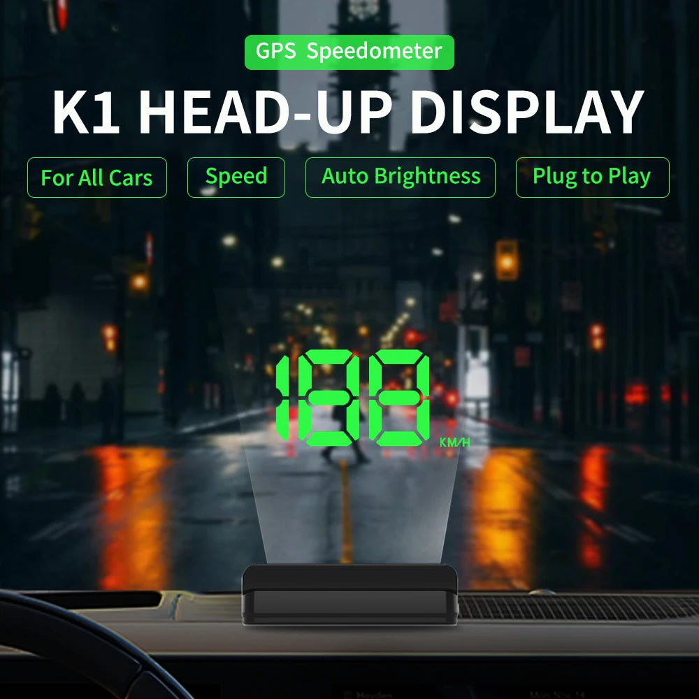 HUD Digital Speedometer - Windshield Display