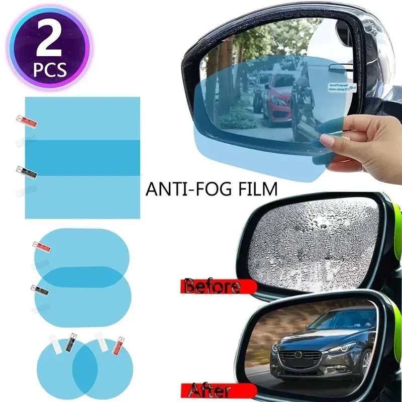 Anti-Fog Rearview Mirror Protective Film 2PCS