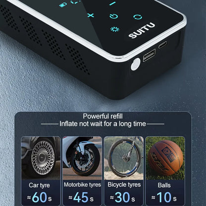 Wireless Tire Inflator 150PSI Touch Screen