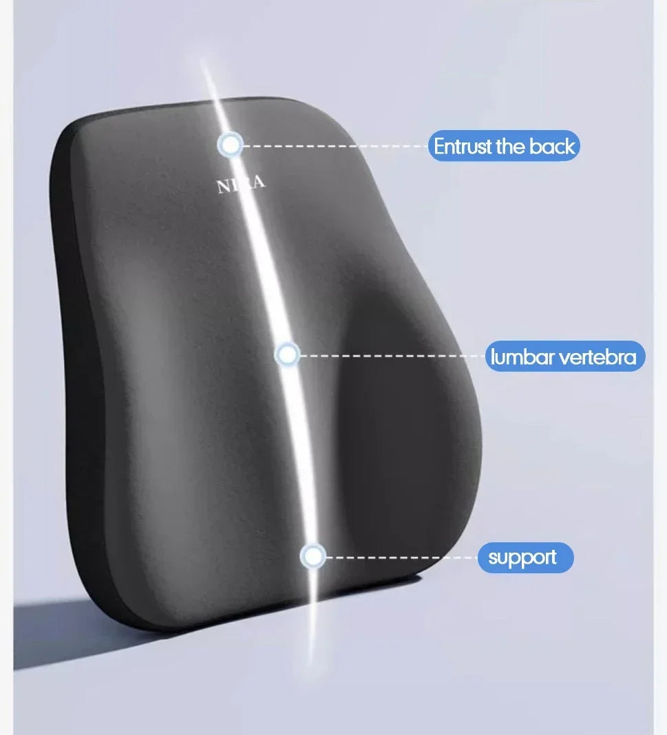 Memory Foam Lumbar Support Pillow for Car