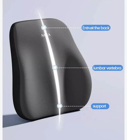 Memory Foam Lumbar Support Pillow for Car