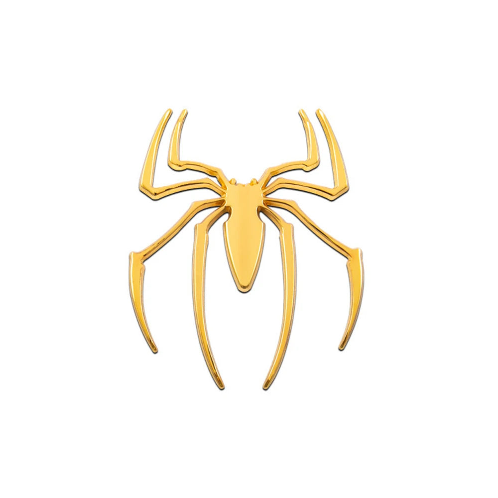 3D Spider Car Emblem - Premium Metal Badge Decal