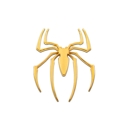 3D Spider Car Emblem - Premium Metal Badge Decal