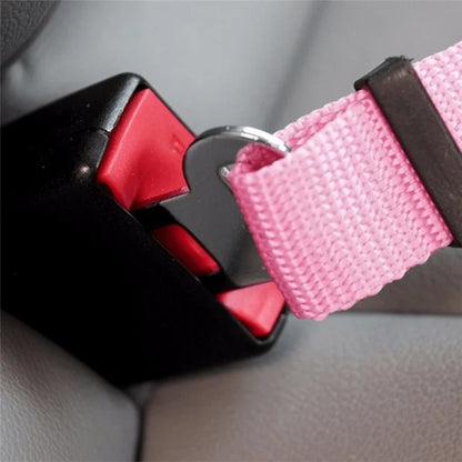Dog Car Seatbelt Leash – Retractable Safety Tether for Pets