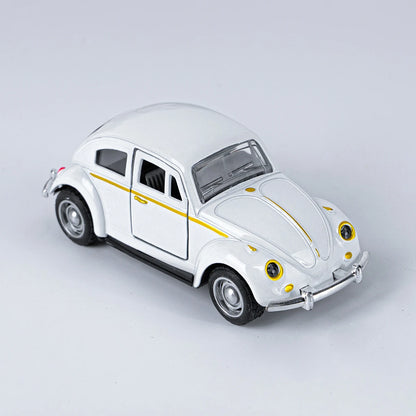 Classic 1:36 Retro Beetle Alloy Car Model with Opening Doors