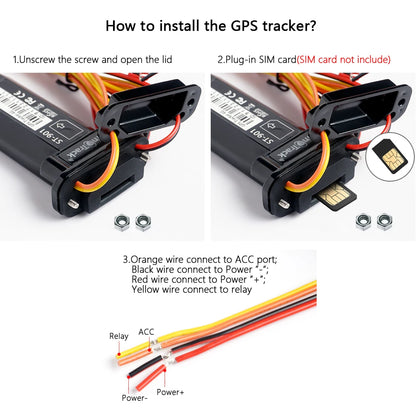 Waterproof GPS Tracker ST-901 Real-Time Vehicle Tracking
