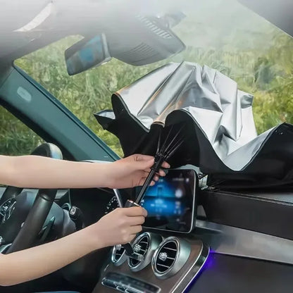 Foldable Car Windshield Sunshade Umbrella