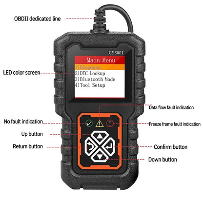 OBD2 Diagnostic Scanner Code Reader CY3001