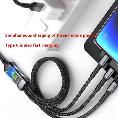 3-in-1 USB Fast Charger Cable