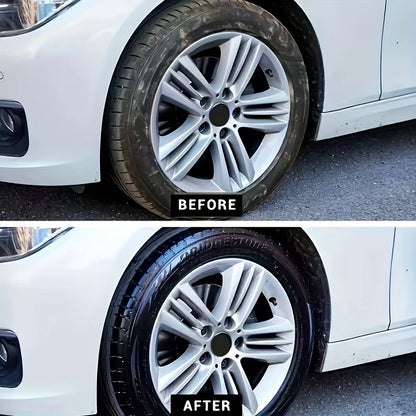 Black Shiny Tire Wax - Durable Protection & Restoration