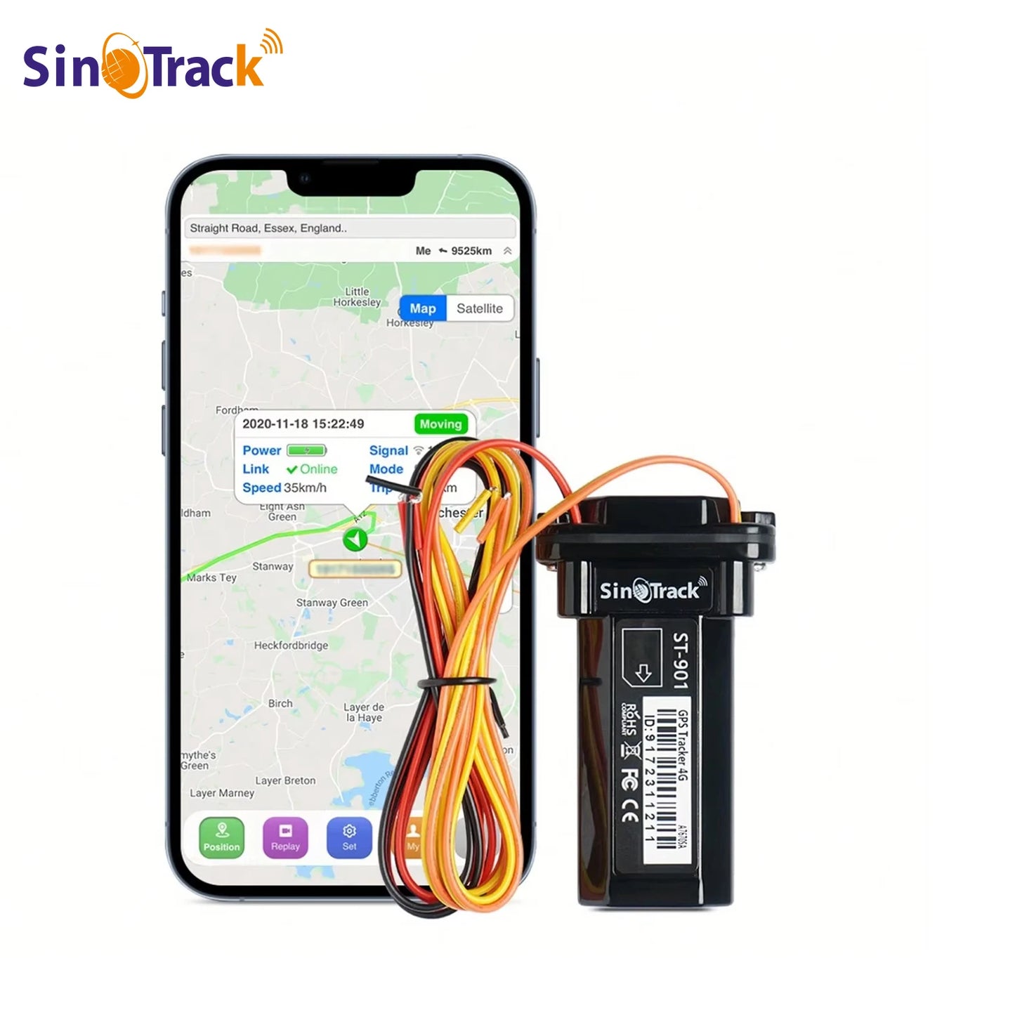 Waterproof GPS Tracker ST-901 Real-Time Vehicle Tracking