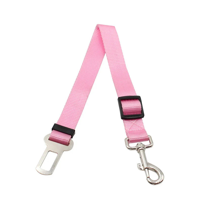 Dog Car Seatbelt Leash – Retractable Safety Tether for Pets