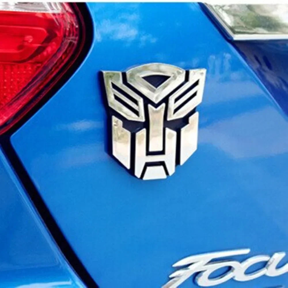 3D Transformer Autobot Badge Emblem - Premium Car Decal Sticker
