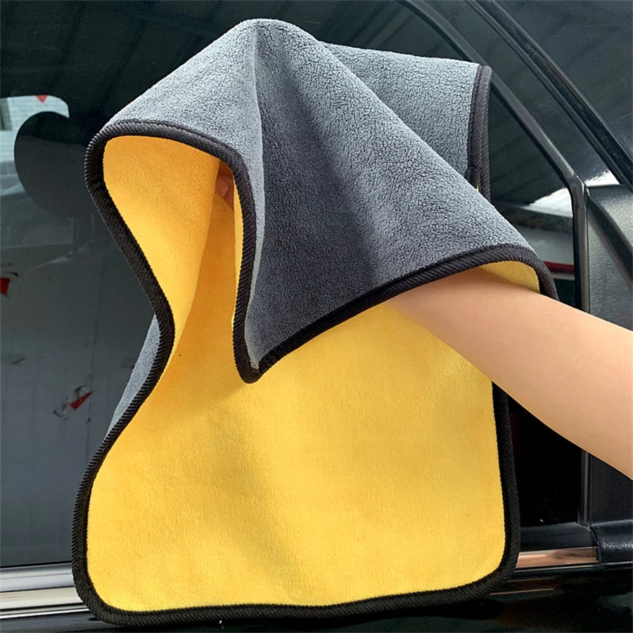 Premium Microfiber Car Cleaning Towel Set - Ultra-Soft Drying Cloth