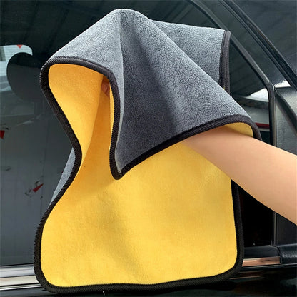 Premium Microfiber Car Cleaning Towel Set - Ultra-Soft Drying Cloth