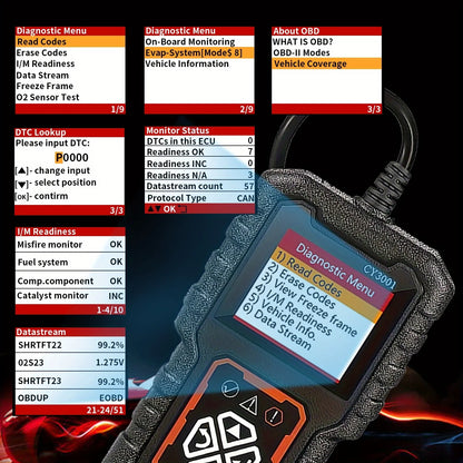 OBD2 Diagnostic Scanner Code Reader CY3001