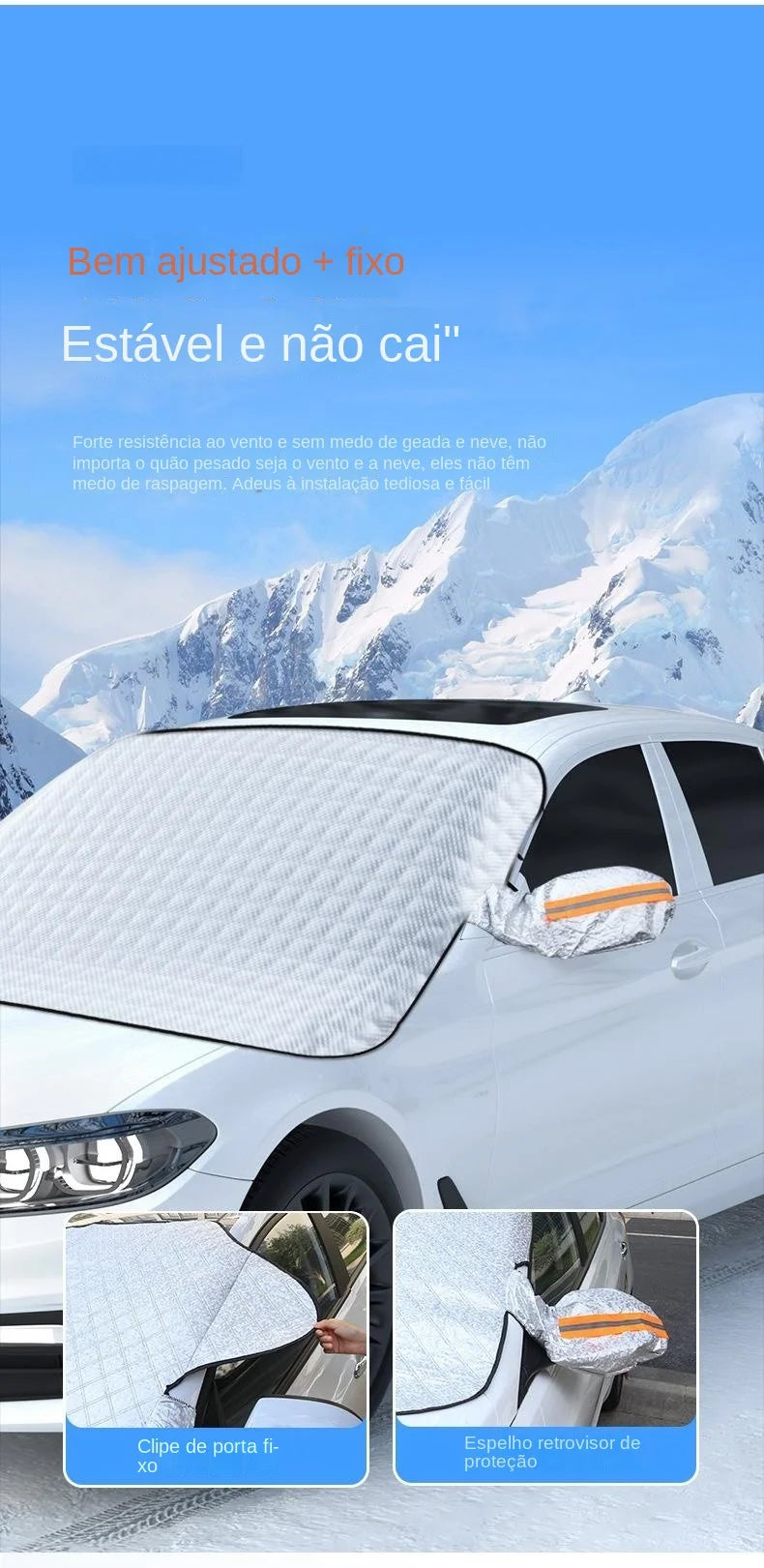 Magnetic Windshield Sun Shade Snow Cover