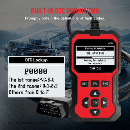 Universal OBD-II Engine Diagnostic Scanner – Read & Clear Codes