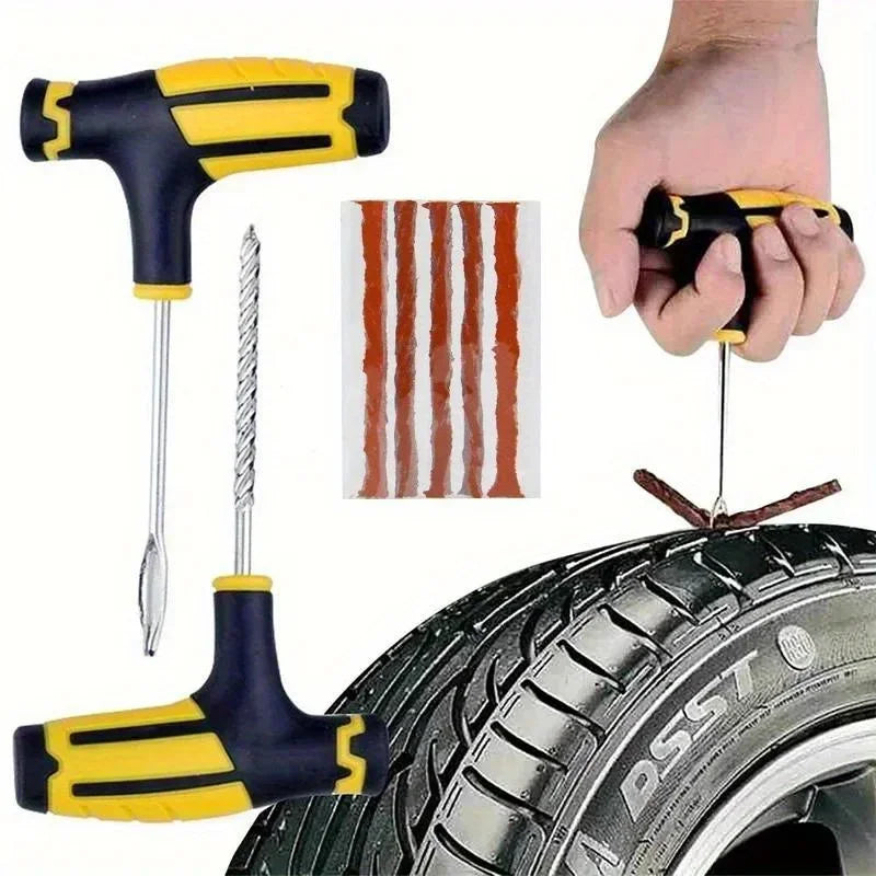 Emergency Tire Repair Kit with Super Glue