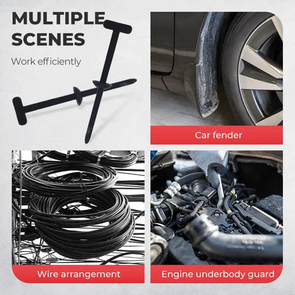Heavy-Duty Cable Ties & Clip Set – Automotive & General Use