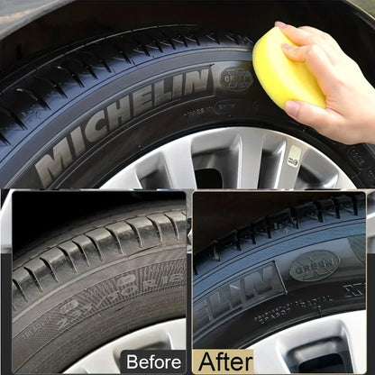 Black Shiny Tire Wax - Durable Protection & Restoration