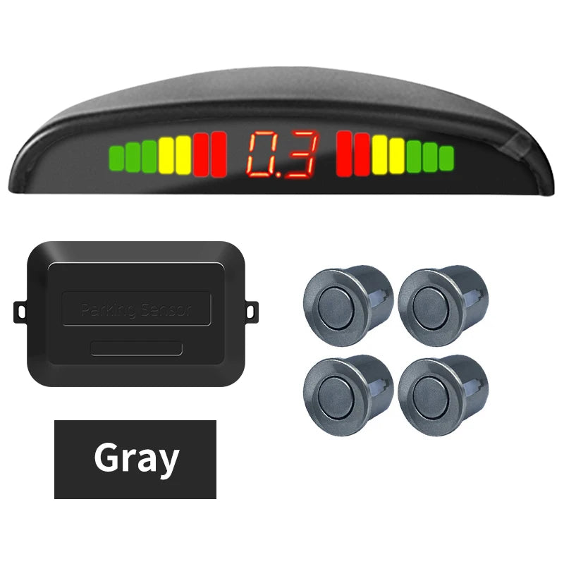LED Parking Sensor Kit 4 Sensors