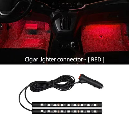 LED Car Interior Foot Strip Light USB