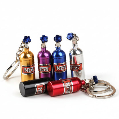 NOS Nitrogen Bottle Keychain