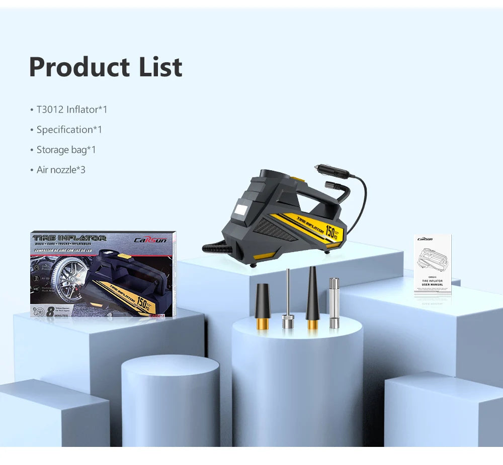 Portable Electric Tire Inflator