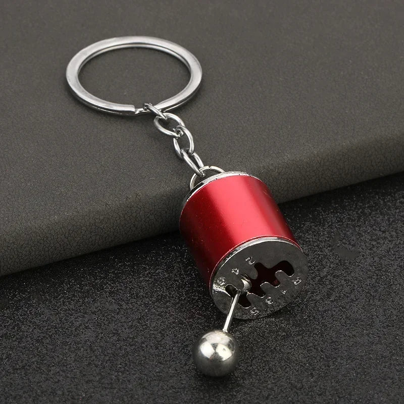Mini Car Wheel Keychain Metal Keyring