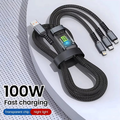 3-in-1 USB Fast Charger Cable