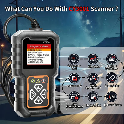 OBD2 Diagnostic Scanner Code Reader CY3001