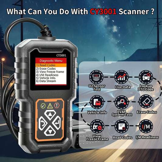 OBD2 Diagnostic Scanner Code Reader CY3001