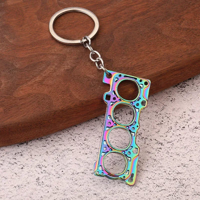 Engine Gasket Keychain