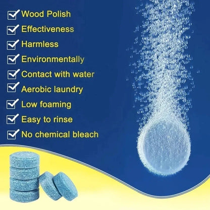 Windscreen Cleaner Effervescent Tablets Concentrated