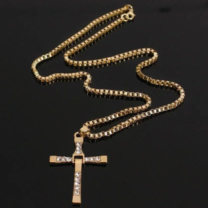 Dominic Toretto Cross Necklace - Fast & Furious Inspired Pendant