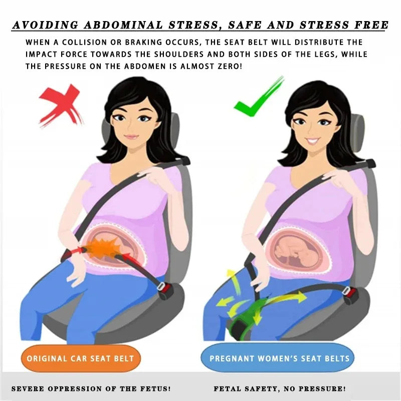 Maternity Seat Belt Adjuster for Pregnant Women