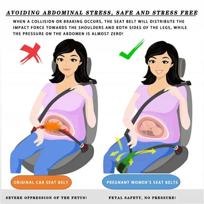 Maternity Seat Belt Adjuster for Pregnant Women