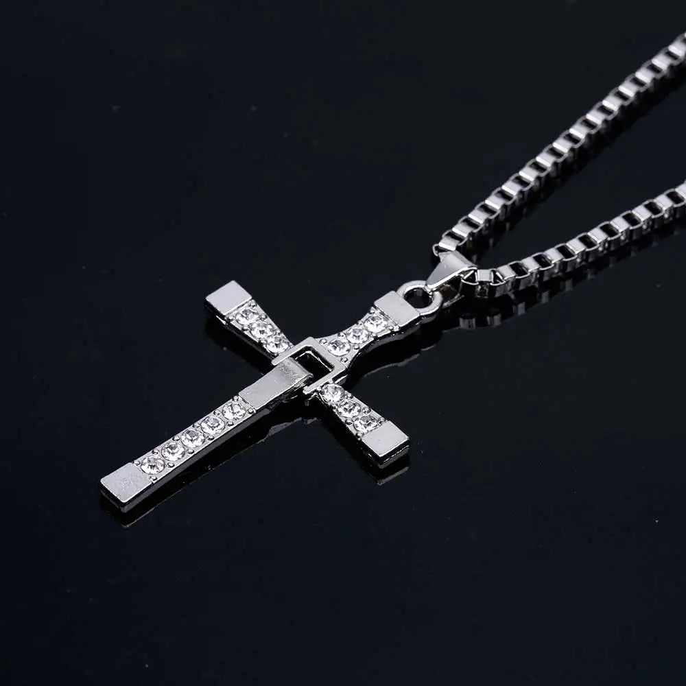 Dominic Toretto Cross Necklace - Fast & Furious Inspired Pendant