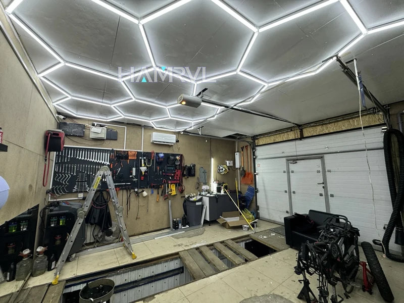 Hexagon LED Garage Ceiling Light